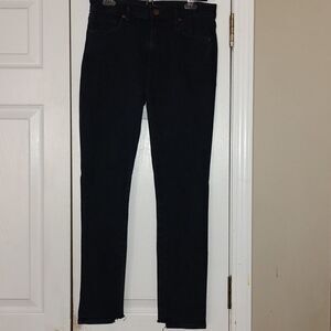 Citizens of Humanity  dark blue rocket crop high rise skinny jeans Sz 25
